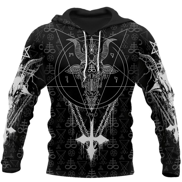 Satanic All Over Printed Hoodie MP856 - Amaze Style™-Apparel