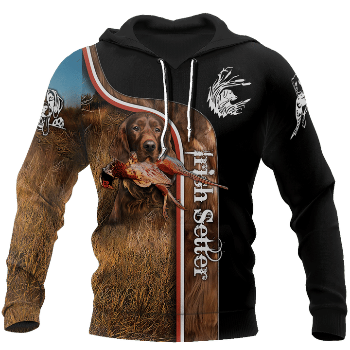 Pheasant Setter Hunting 3D All Over Printed Shirts For Men And Women JJ100201 - Amaze Style™-Apparel