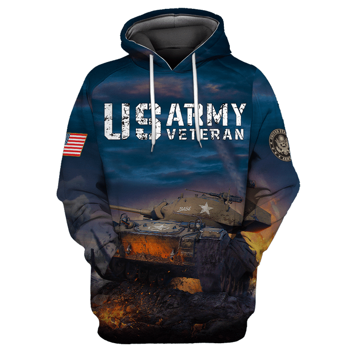 US Army Veteran 3D All Over Printed Shirts PD05012102
