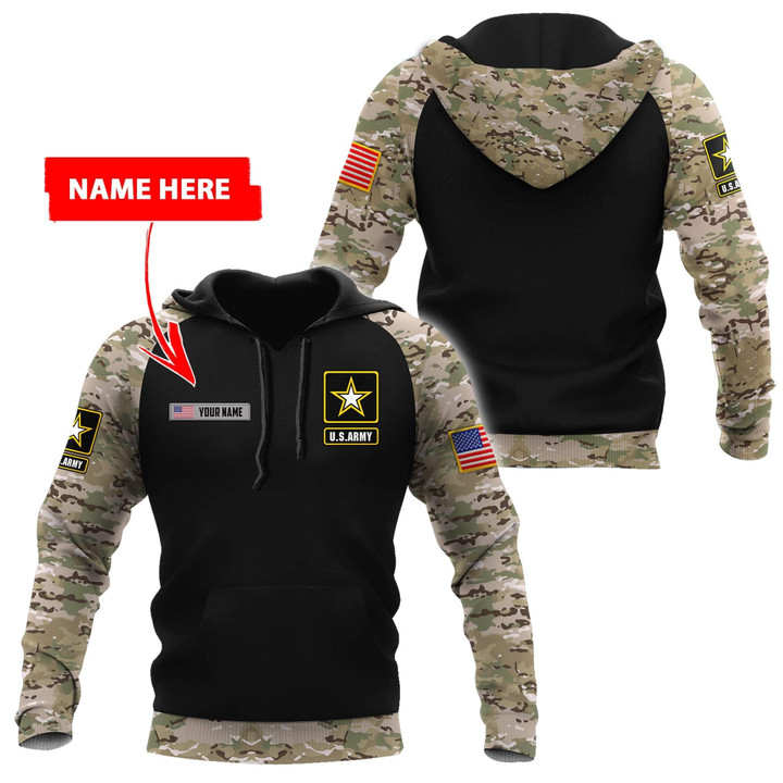 Personalized Name - The United States Army 3D All Over Printed Shirts