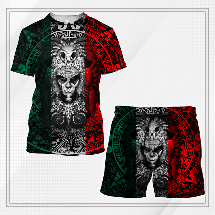 Mexico Combo T-shirt and Short 3D All Over Printed no23