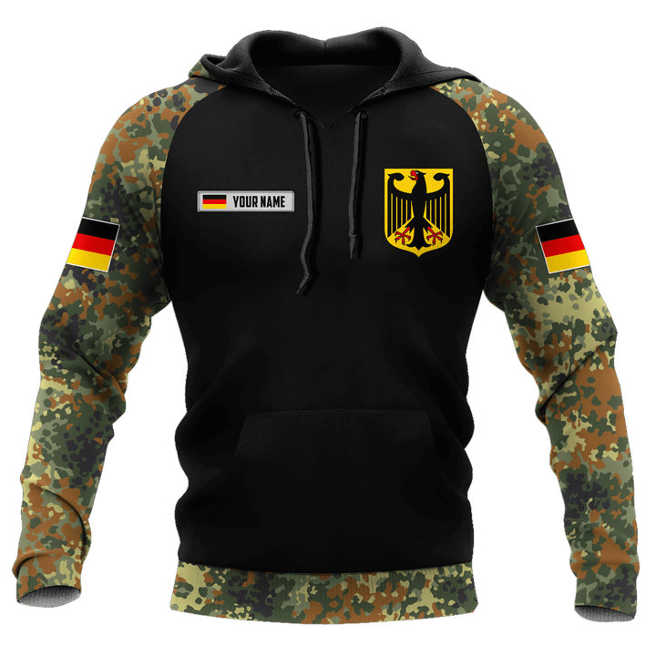 Personalized name German Army Hoodie 3D All Over Printed Unisex Shirts