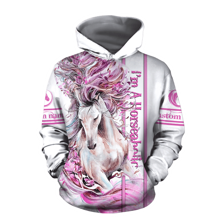 Horse Custom Name 3D All Over Printed Shirts For Men and Women Pi03102001