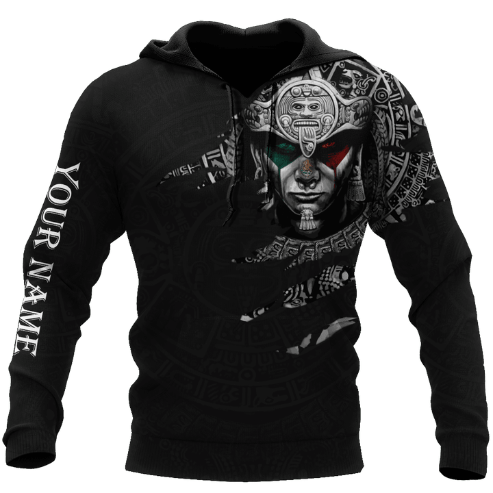 Personalized Name Aztec Mexico 3D All Over Printed Hoodie