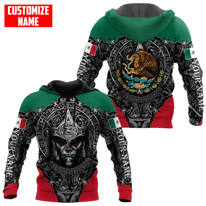 Personalized Name Aztec Mexican 3D All Over Printed Unisex Shirts