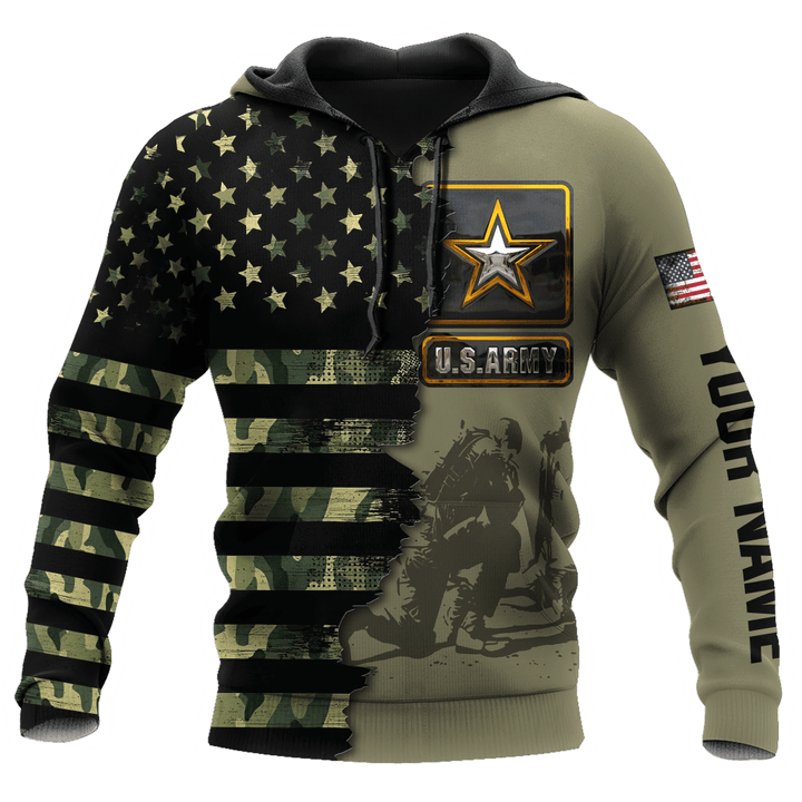 Personalized Name US Army Veteran 3D All Over Printed Shirts