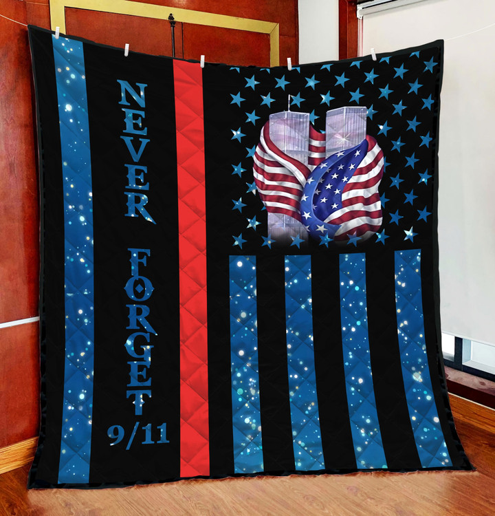 Never Forget Firefighter Quilt