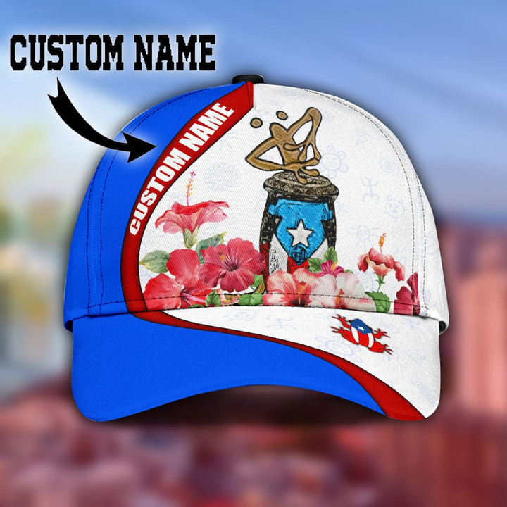 Customize Name Puerto Rico Classic Cap