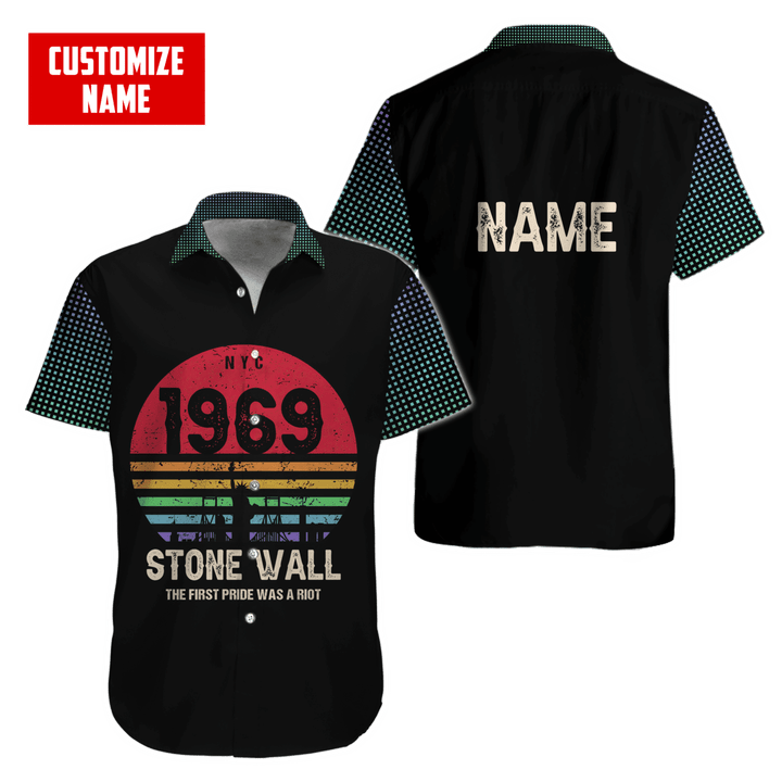 Customize Name The Pride Hawaii Shirt For Men And Women