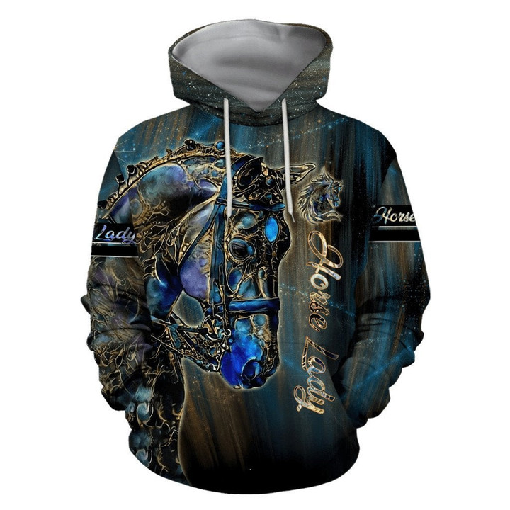 Premium American Quarter Horse Poseidon 3D All Over Printed Hoodie For Men And Women HHT04122002