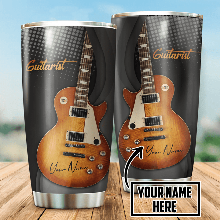 Personalized Guitar Stainless Steel Tumbler 20Oz