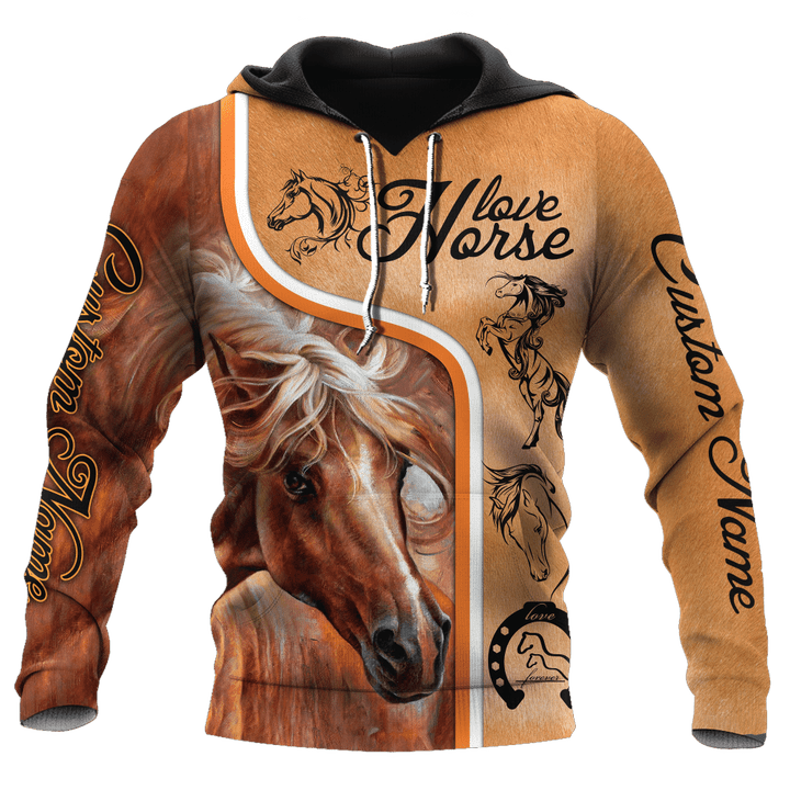 Personalized Love Horse 3D All Over Printed Unisex Shirts Pi112038