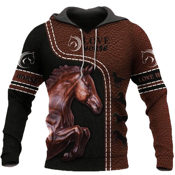 Love Horse 3D All Over Printed Shirts For Men And Women TN