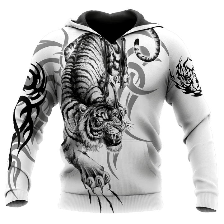 White Tiger Tattoo 3D All Over Printed  Unisex Shirts