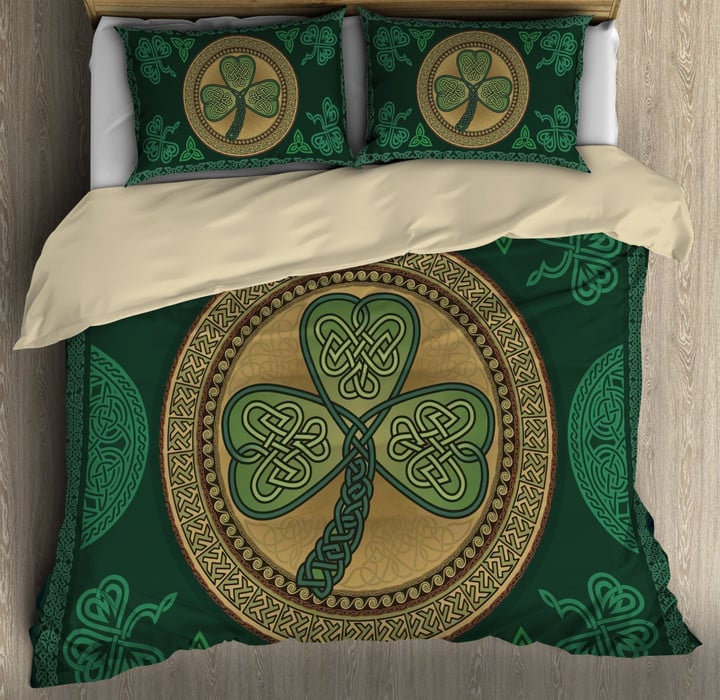 Irish Sharock St Patrick Day 3D All Over Printed Bedding Set