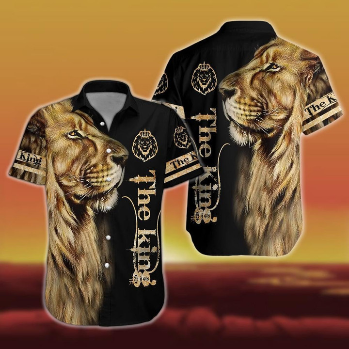King Lion 3D All Over Printed Hawaii Shirt