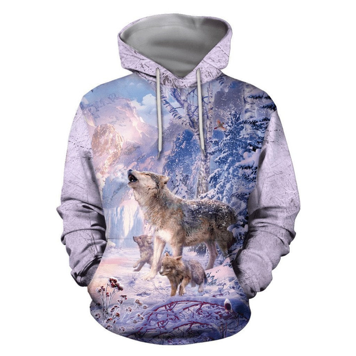 Wolf Native American 3D All Over Printed Unisex Shirts