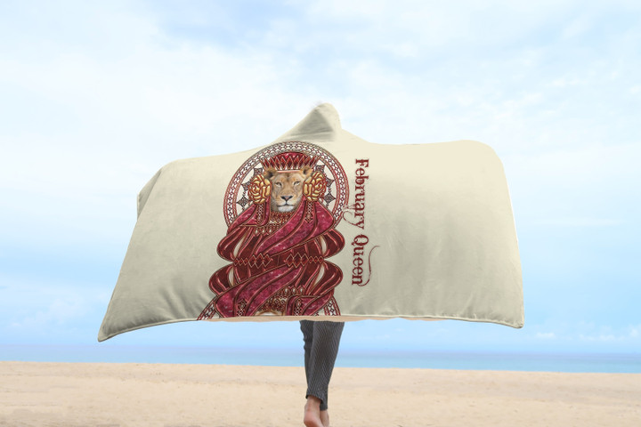 February Lion Queen 3D All Over Printed Shirt Blanket