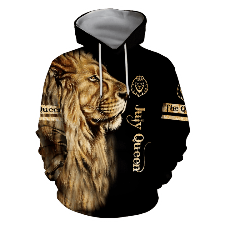 July Lion Queen 3D All Over Printed Shirt for Women