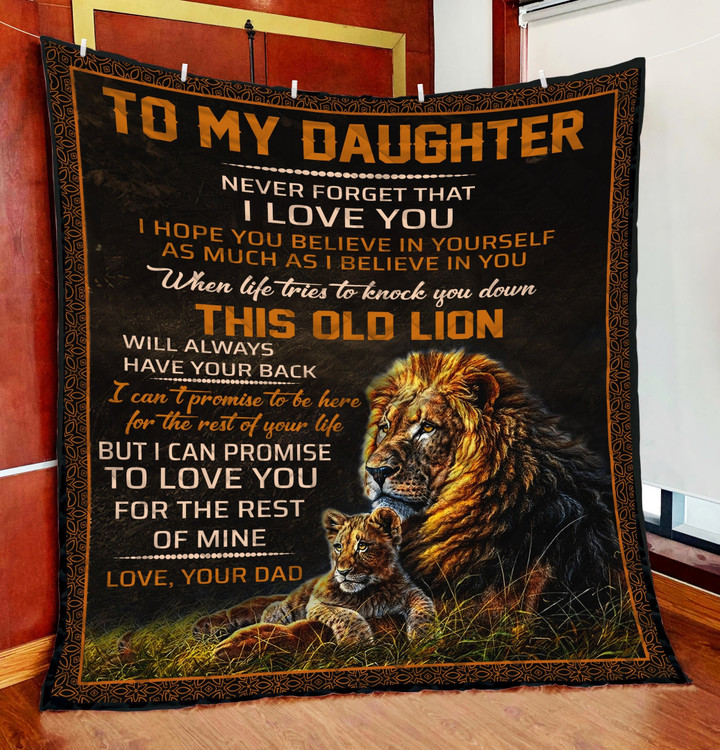Lion's Daughter 3D Full Printing Soft and Warm Quilt