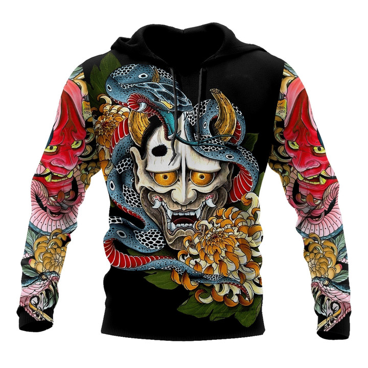 Japan Mask 3D All Over Printed Unisex Shirts