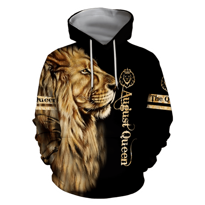 August Lion Queen 3D All Over Printed Shirt for Women