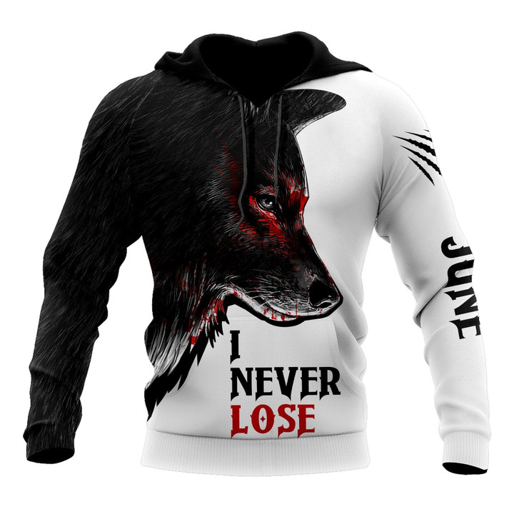 Wolf - June Guy Never Lose  3D All Over Printed Unisex Shirts
