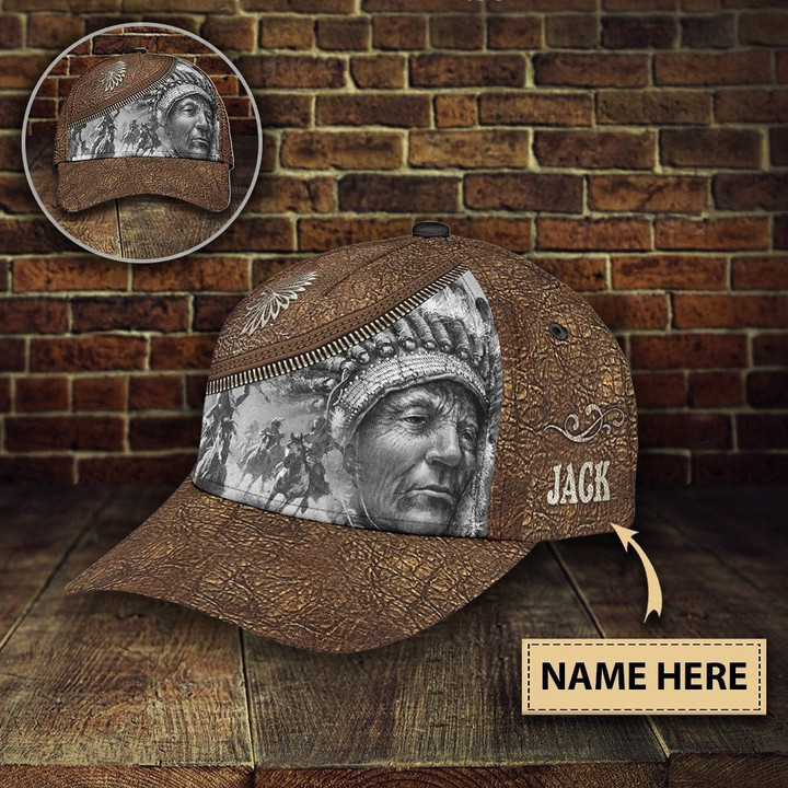 Customize Name Native American Classic Cap