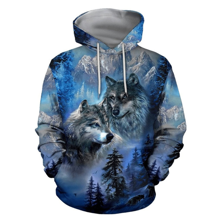 Wolf Native American 3D All Over Printed Unisex Shirts