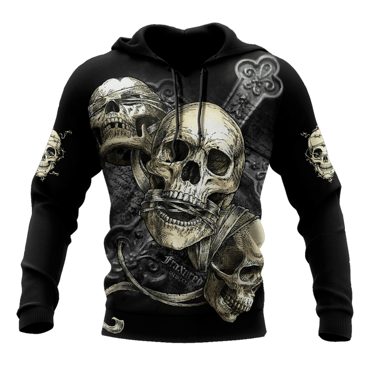 Premium Skull Tattoo 3D All Over Printed Unisex Shirts