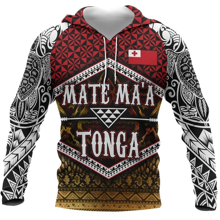 Tonga in My Heart Polynesian Tattoo Style 3D Printed Shirts TT0052 - Amaze Style™-Apparel