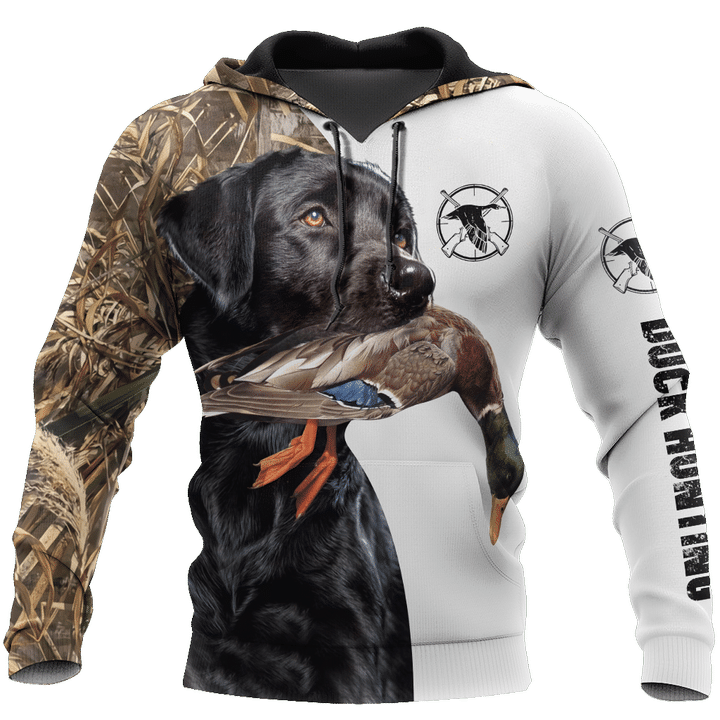 Mallard Duck Hunting Labrador Retriever 3D All Over Printed Shirts for Men and Women HAC190802 - Amaze Style™-Apparel