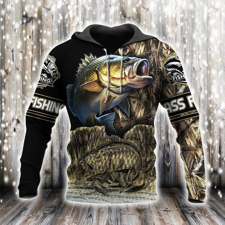 Bass Fishing 3D All Over Printed Shirts for Men and Women TT0038 - Amaze Style™-Apparel
