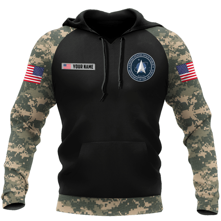 Proud to be United States Space Force Personalized Name  - 3D All Over Printed Shirts For Men and Women