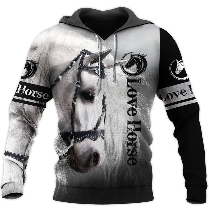 Love Horse 3D All Over Printed Shirts For Men and Women