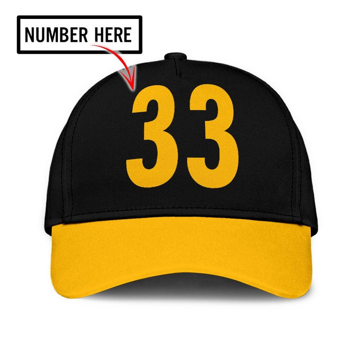 American Football Best Team Personalized Number Cap