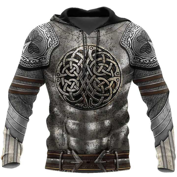 Irish Armor Warrior Knight Chainmail 3D All Over Printed Shirts For Men and Women AM250205 - Amaze Style™-Apparel