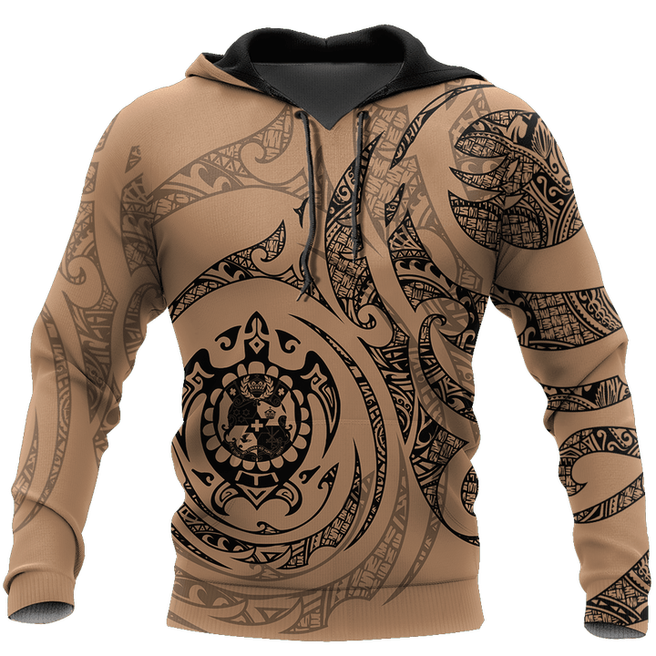 Tonga in My Heart Polynesian Tattoo Style 3D Printed Shirts AM180205 - Amaze Style™-Apparel