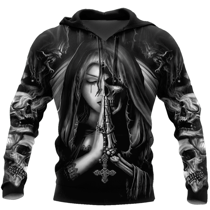 The Grim Reaper Skull 3D All Over Printed Shirts For Men and Women - Amaze Style™-Apparel