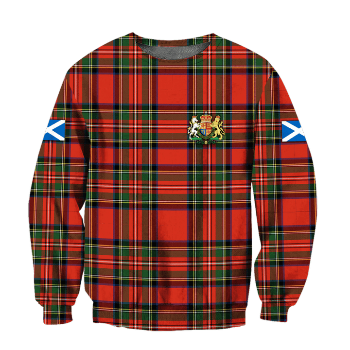 Scotland Tartan 3D All Over Printed Sweatshirt For Men and Women MH2007202