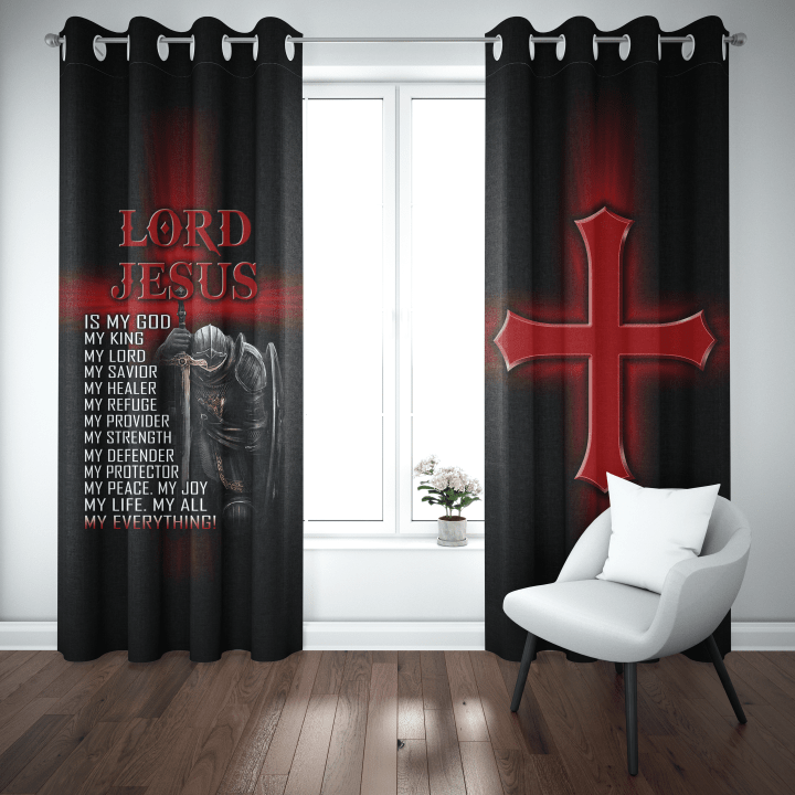 Jesus Easter Window Curtains JJW050505 - Amaze Style™-Curtains