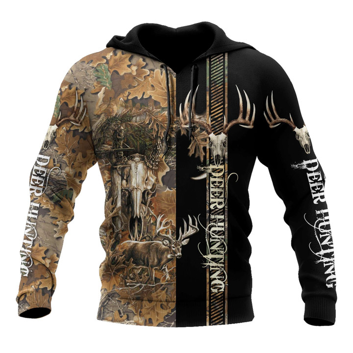 Premium Deer Hunting for Hunter Brown Camo 3D Printed Unisex Shirts