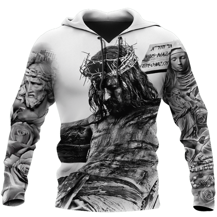 Jesus Tattoo 3D All Over Printed Shirts For Men and Women AM130501 - Amaze Style™-Apparel