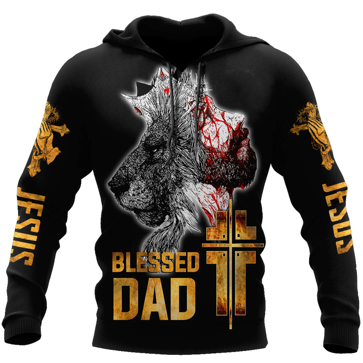 Blessed Dad Jesus 3D All Over Printed Shirts For Men and Women AM140501 - Amaze Style™-Apparel