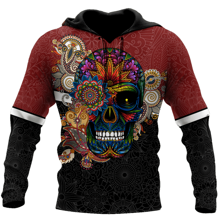 Love Sugar Skull 3D all over printed for man and women QB05122003 - Amaze Style™-Apparel