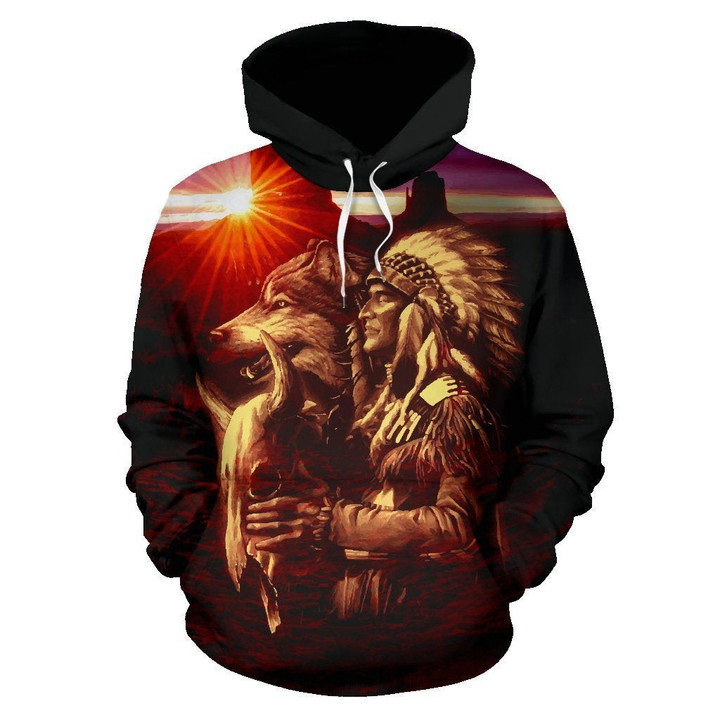 Native America Spirit Pullover Hoodie PL112 - Amaze Style™-Apparel