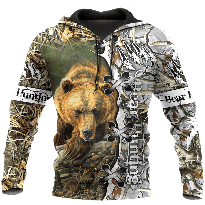 BEAR HUNTING CAMO 3D ALL OVER PRINTED SHIRTS FOR MEN AND WOMEN Pi061203 PL - Amaze Style™-Apparel
