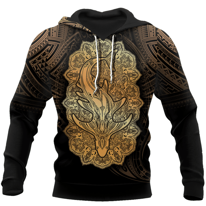 Wild Shark Polynesian 3d all over printed shirt and short for man and women JJ190202 PL - Amaze Style™-Apparel