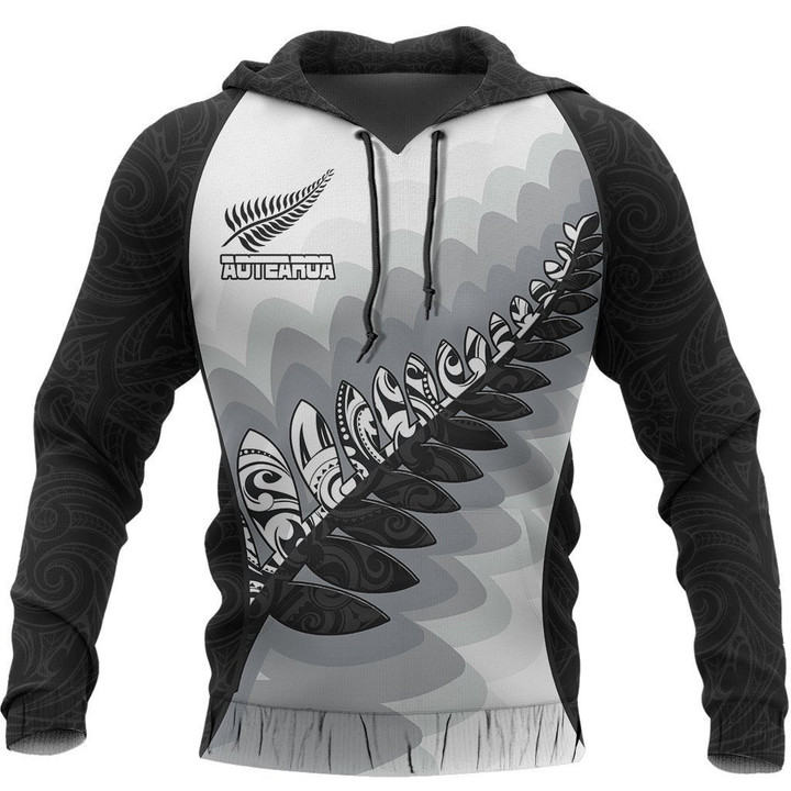 Aotearoa Maori Silver Fern Pullover Hoodie PL152 - Amaze Style™-Apparel