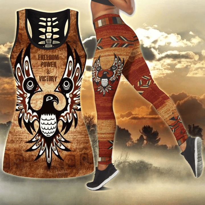 Freedom Power and Victory Combo Legging + Tank by SUN AM140403 - Amaze Style™-Apparel